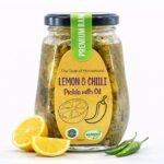 Homemade Lemon & Chilli Pickle (Achar/Achaar) in Mustard Oil – Organic Nimbu Mirch Achar 350g