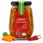 Homemade Carrot Pickle (Achar/Achaar) in Mustard Oil – Organic Gajar Achar 350g